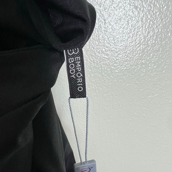 Emporio Body Bodysuit XS/SM Black Plunge V-Neck Padded Sleeveless Brazil Womens - Picture 8 of 10